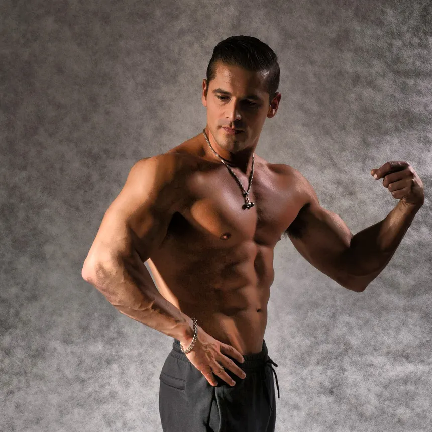 Cris Grosz entrenando